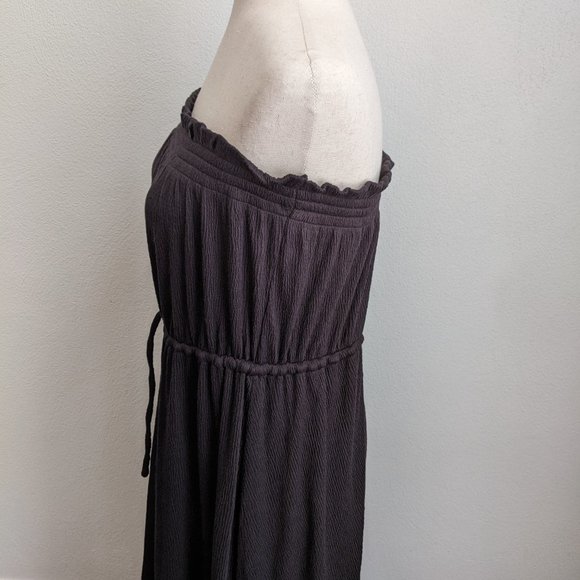 LOFT Strapless Drawstring Maxi Dress - Picture 6 of 9